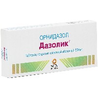 Дазолик 500 мг 10 шт. таблетки, покрытые пленочной оболочкой