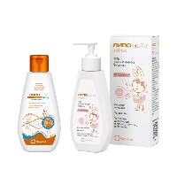 Изображение товара Набор Липобейз беби шампунь детский увлажняющий 150мл + Липобейз интимо гель для интимной гигиены для девочек 200мл со скидкой