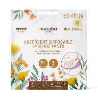 Изображение товара Marabu трусики впитывающие одноразовые гигиенические m-l 3 шт.