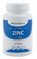 Изображение товара Natural elements цитрат цинка 60 шт. капсулы массой 400 мг