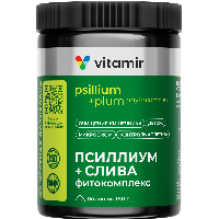 Изображение товара Витамир псиллиум+слива фитокомплекс 180 гр порошок
