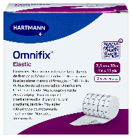 Изображение товара Пластырь omnifix elastic фиксирующий на основе из нетканого материала (в рулоне) н/стер 2,5 смx10 м 2 шт.
