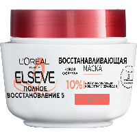 Изображение товара Loreal paris elseve полное восстановление 5 маска для поврежденных волос 300 мл