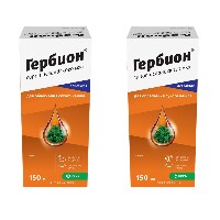 Изображение товара Набор из 2 упаковок ГЕРБИОН сироп исландский мох 150 мл фл.
