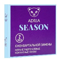 Изображение товара Adria season контактные линзы квартальной замены 8,6/14,0 /-2,75/ 2 шт.