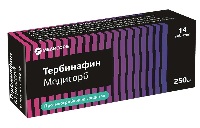 Тербинафин медисорб 250 мг 14 шт. таблетки