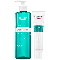 Изображение товара Набор EUCERIN DERMOPURE: ФЛЮИД УВЛАЖНЯЮЩИЙ МАТИРУЮЩИЙ ДЛЯ ПРОБЛЕМНОЙ КОЖИ 40МЛ + ГЕЛЬ ДЛЯ УМЫВАНИЯ ДЛЯ ПРОБЛЕМНОЙ КОЖИ 200МЛ