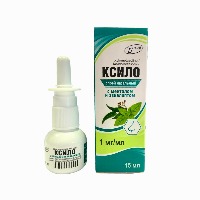 Изображение товара Ксило с ментолом и эвкалиптом 1 мг/мл флакон спрей назальный 15 мл