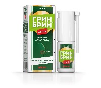 Грин брин форте 0,510 мг/доза флакон спрей для местного применения дозированный 15 мл