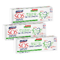 Изображение товара НАБОР 3=2 SOS DENTI ЗУБНАЯ ПАСТА АНТИБАКТЕРИАЛЬНАЯ ДЛЯ ЗАЩИТЫ ЗУБОВ И ДЕСЕН 75МЛ