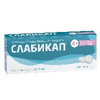 Слабикап 5 мг 20 шт. таблетки