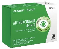 Леовит detox антиоксидант форте витаминно-минеральный комплекс 60 шт. капсулы массой 0,5 г