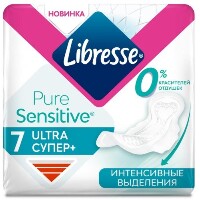 Libresse прокладки puresensitive ultra супер+ 7 шт.