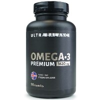 Ultrabalance омега-3 жирные кислоты высокой концентрации 90 шт. капсулы массой 1620 мг