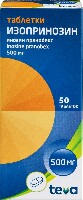 Изопринозин 500 мг 50 шт. таблетки