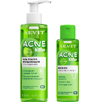 Изображение товара Набор AEVIT ACNEKILLER: гель для умывания + лосьон для жирной кожи, склонной к акне