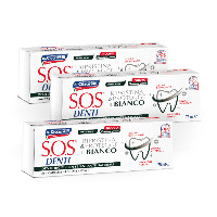 Изображение товара НАБОР 3=2 SOS DENTI ЗУБНАЯ ПАСТА ОТБЕЛИВАЮЩАЯ 75МЛ