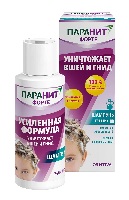 Изображение товара Паранит форте усиленная формула шампунь средство педикулицидное 100 мл+гребень