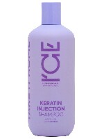 Изображение товара Ice by natura siberica keratin injection шампунь для поврежденных волос кератиновый 400 мл