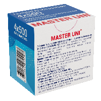 Лейкопластырь master uni медицинский фиксирующий на полимерной основе 4x500 см