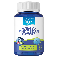 Доктор море альфа-липоевая кислота+с+е 60 шт. капсулы массой 700 мг