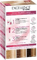 Loreal paris excellence creme крем-краска с тройным уходом в наборе оттенок 10.21/светло-светло-русый перламутровый осветляющий/