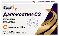 Изображение товара Дапоксетин-сз 30 мг 10 шт. таблетки, покрытые пленочной оболочкой