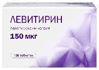 Изображение товара Левитирин 150 мкг 100 шт. таблетки
