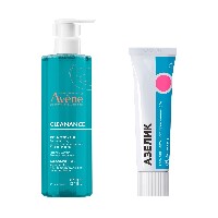 Изображение товара Набор AVENE КЛИНАНС ГЕЛЬ ОЧИЩАЮЩИЙ 400МЛ + АЗЕЛИК 15% 30,0 ГЕЛЬ Д/НАРУЖ ПРИМ