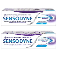 Изображение товара Набор Сенсодин зубная паста Мгновенный эффект 75 мл со скидкой 50% на вторую упаковку