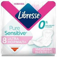 Libresse прокладки puresensitive ultra нормал+ 8 шт.