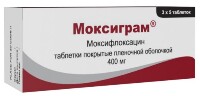 Моксиграм 400 мг 15 шт. таблетки, покрытые пленочной оболочкой