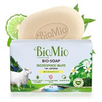 Biomio мыло туалетное экологичное литсея и бергамот 90 гр
