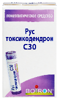Изображение товара Рус токсикодендрон c30 гомеопатический монокомпонентный препарат раститительного происхождения 4 гр гранулы гомеопатические