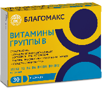Благомакс витамины группы в 30 шт. капсулы массой 0,35 г