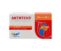 Изображение товара Актитенз 10 мг + 40 мг 30 шт. таблетки