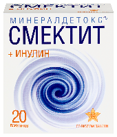 Изображение товара Минералдетокс смектит-плюс инулин 20 шт. пакет массой 4,24 г со вкусом ванили