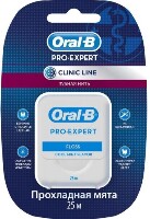 Oral-b зубная нить pro-expert clinic line 25 м