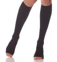 Изображение товара Ergoforma гольфы компрессионные мужские класс 2/размер 3/открытый носок/черный