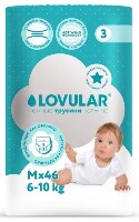 Lovular трусики-подгузники детские hot wind 6-10 кг 46 шт./ m