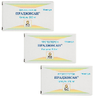 Изображение товара Набор из 3 уп Праджисан 200 мг 10 шт капсулы