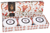 Изображение товара La florentina набор мыло туалетное твердое гранат и цветок нероли 115 гр 3 шт.