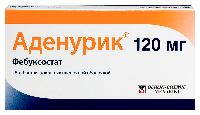 Изображение товара Аденурик 120 мг 28 шт. таблетки, покрытые пленочной оболочкой