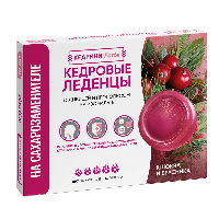КЕДРОВЫЕ ЛЕДЕНЦЫ С ЖИВИЦЕЙ И ПРОПОЛИСОМ НА ИЗОМАЛЬТЕ