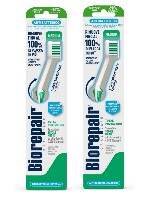 Изображение товара Набор Biorepair зубная щетка изогнутая для комплексной защиты из 2 уп со скидкой