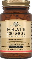 Изображение товара Солгар фолат 400 мкг метафолин 50 шт. таблетки массой 250 мг