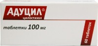 Адуцил 100 мг 60 шт. таблетки
