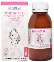 Изображение товара Коллаген+гиалуроновая кислота+витамин с эколаб 100 мл