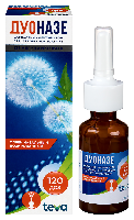 Изображение товара Дуоназе 137 мкг + 50 мкг/доза 23,0 120 доз флакон спрей назальный дозированный