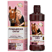 Лошадиная сила шампунь для окрашенных и поврежденных волос с ланолином и биотином 500 мл